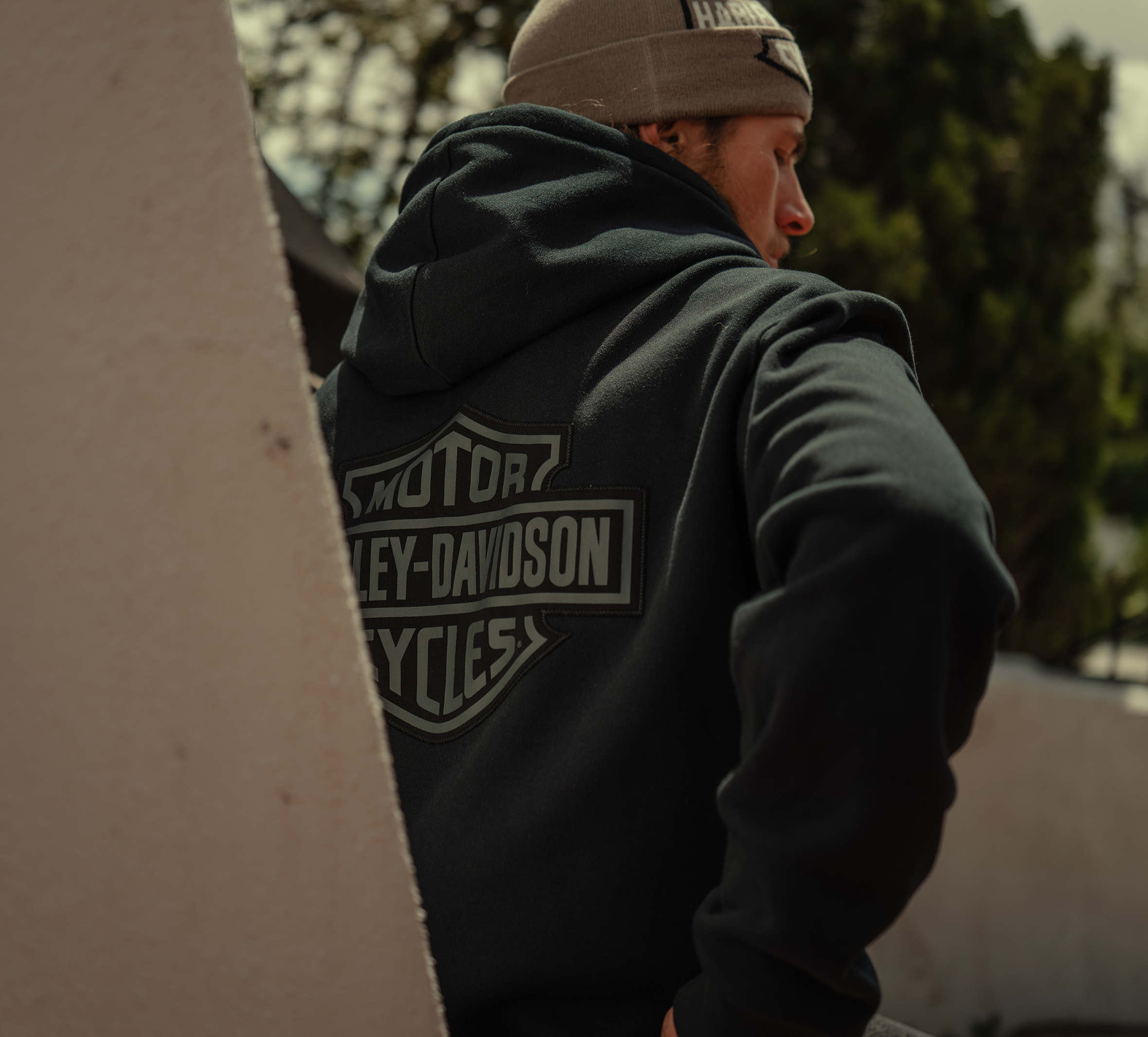 Men's Plaid Lined Zip Hoodie