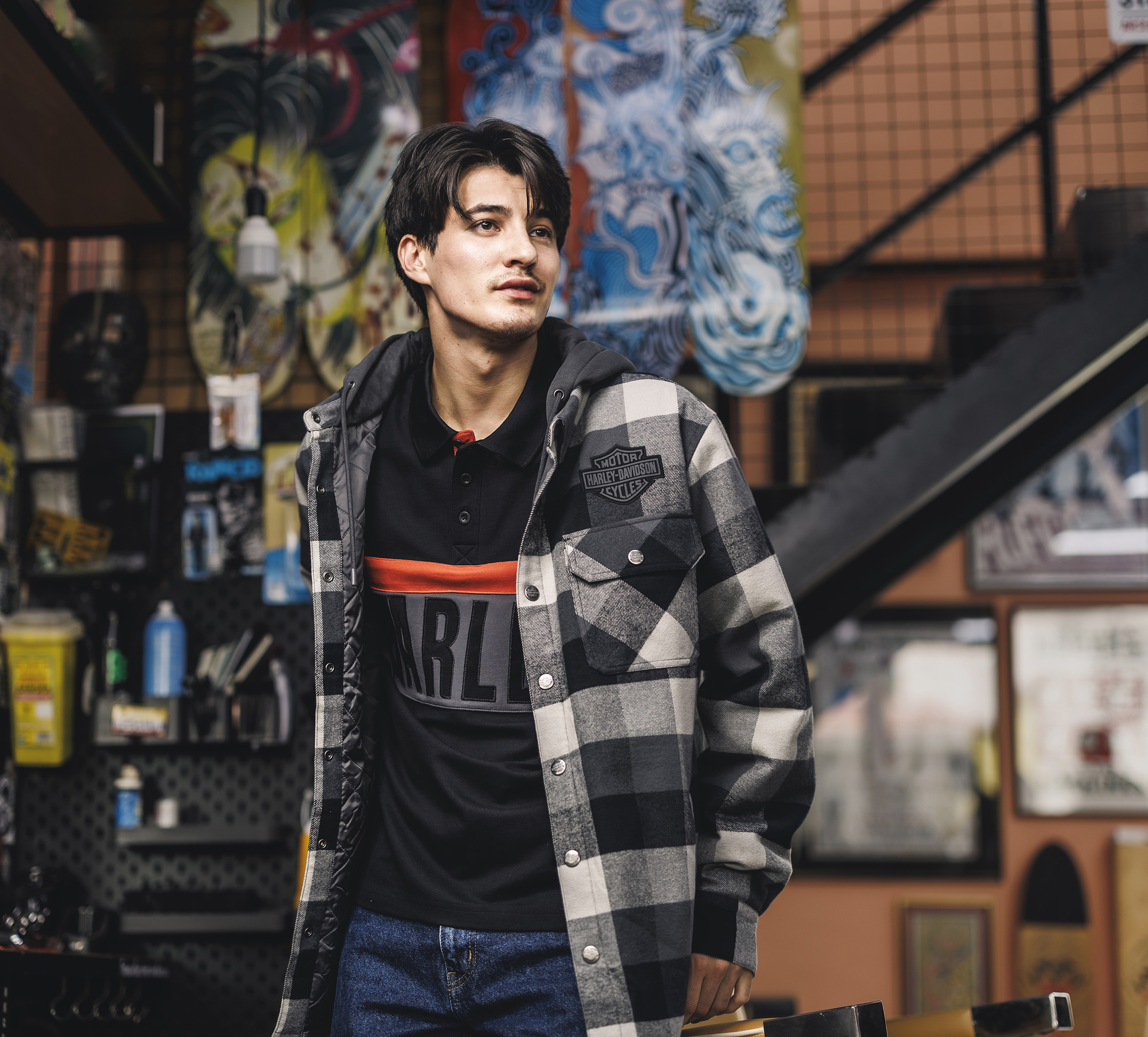 Men's Traveler Hooded Shirt Jacket