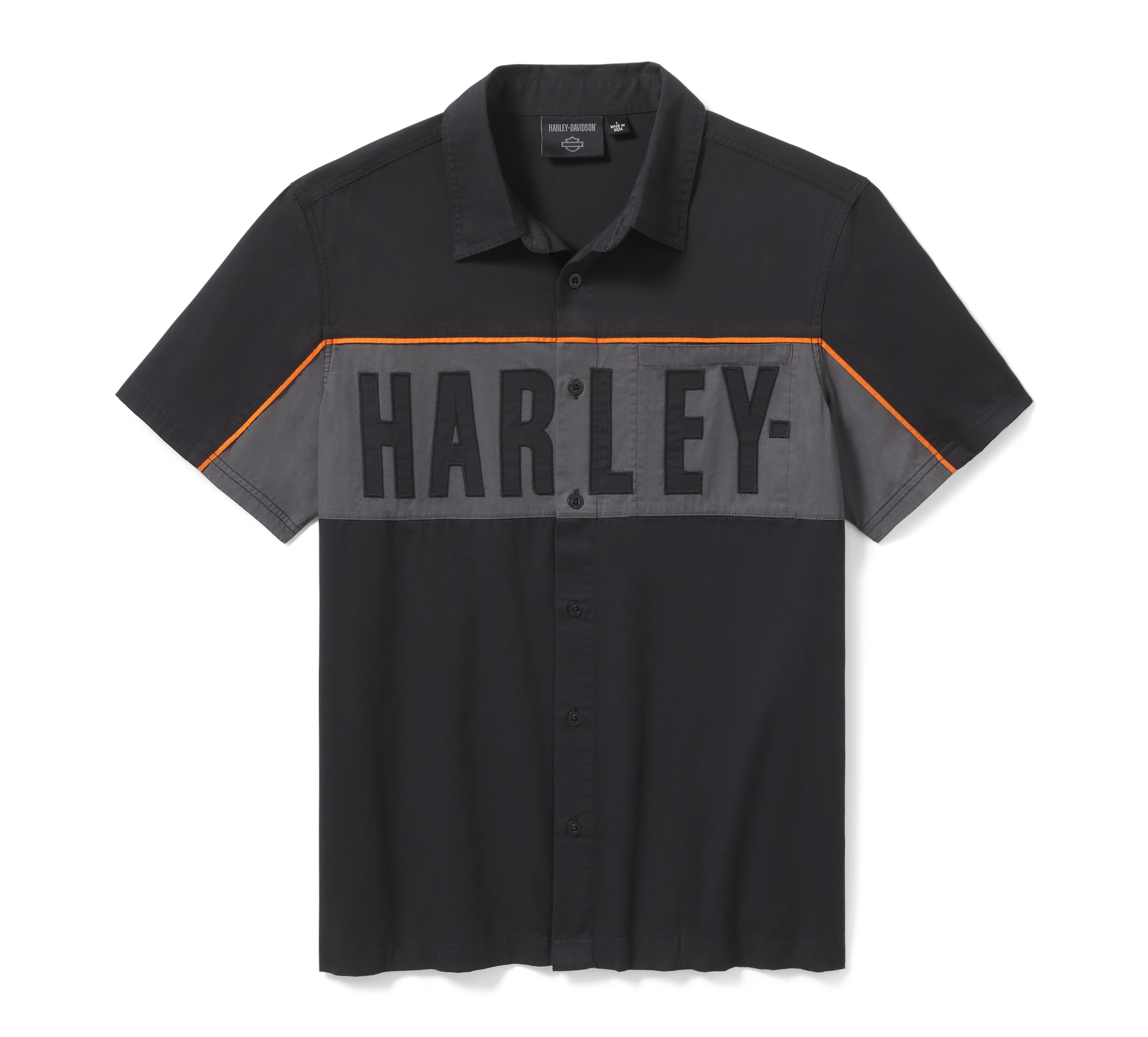 Men's Bar & Shield Aloha Shirt | Harley-Davidson USA