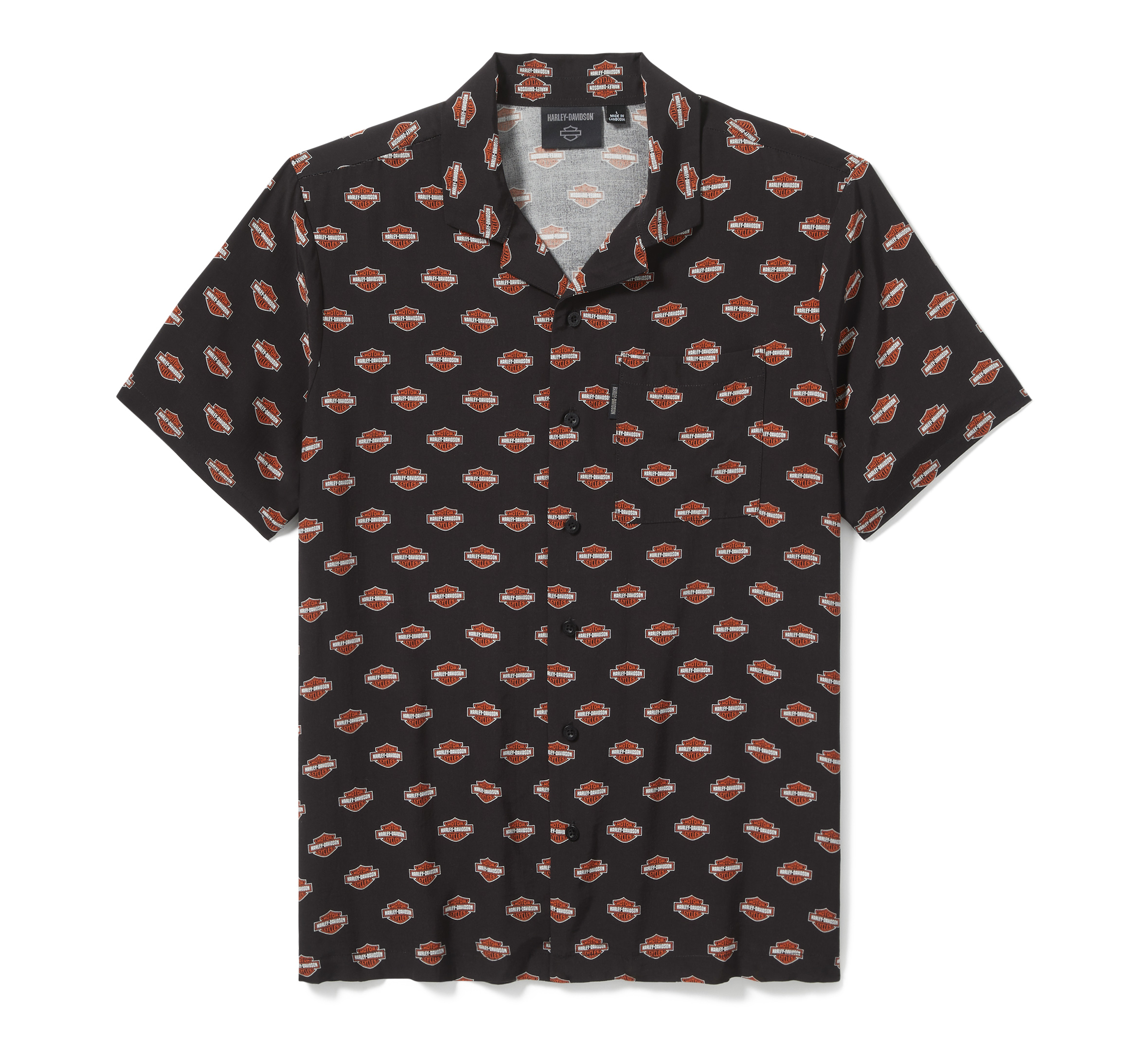 Men's Bar & Shield Aloha Shirt | Harley-Davidson USA