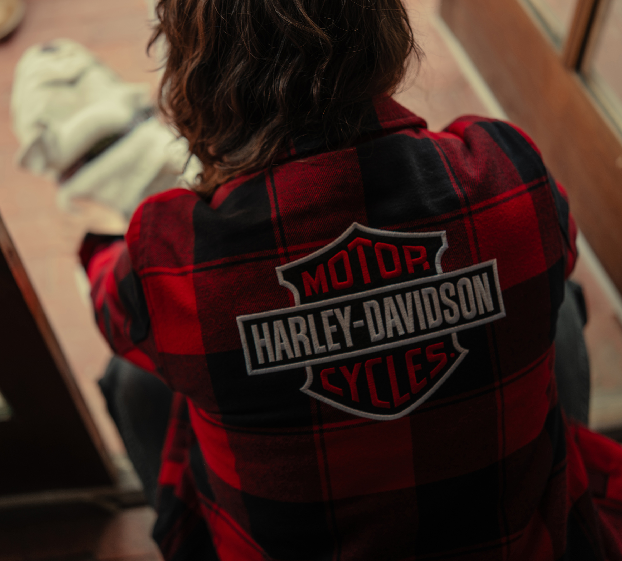 Women's H-D Buffalo Check Shirt Jacket