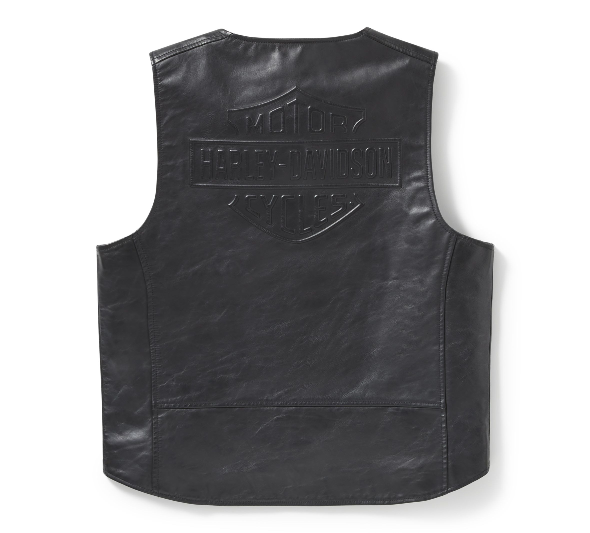 Men's Bar & Shield Leather Vest