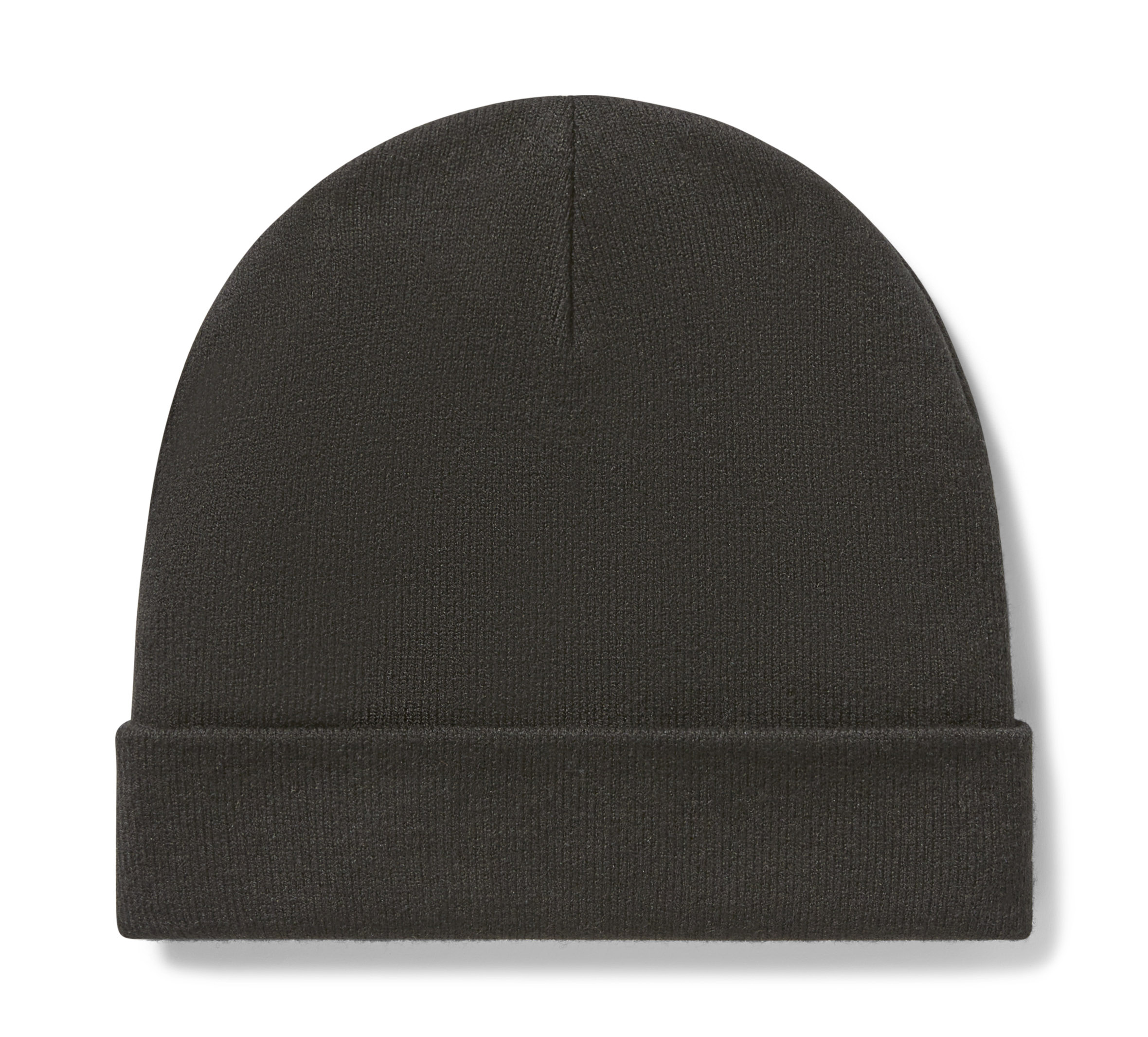 Oversized Bar & Shield Beanie