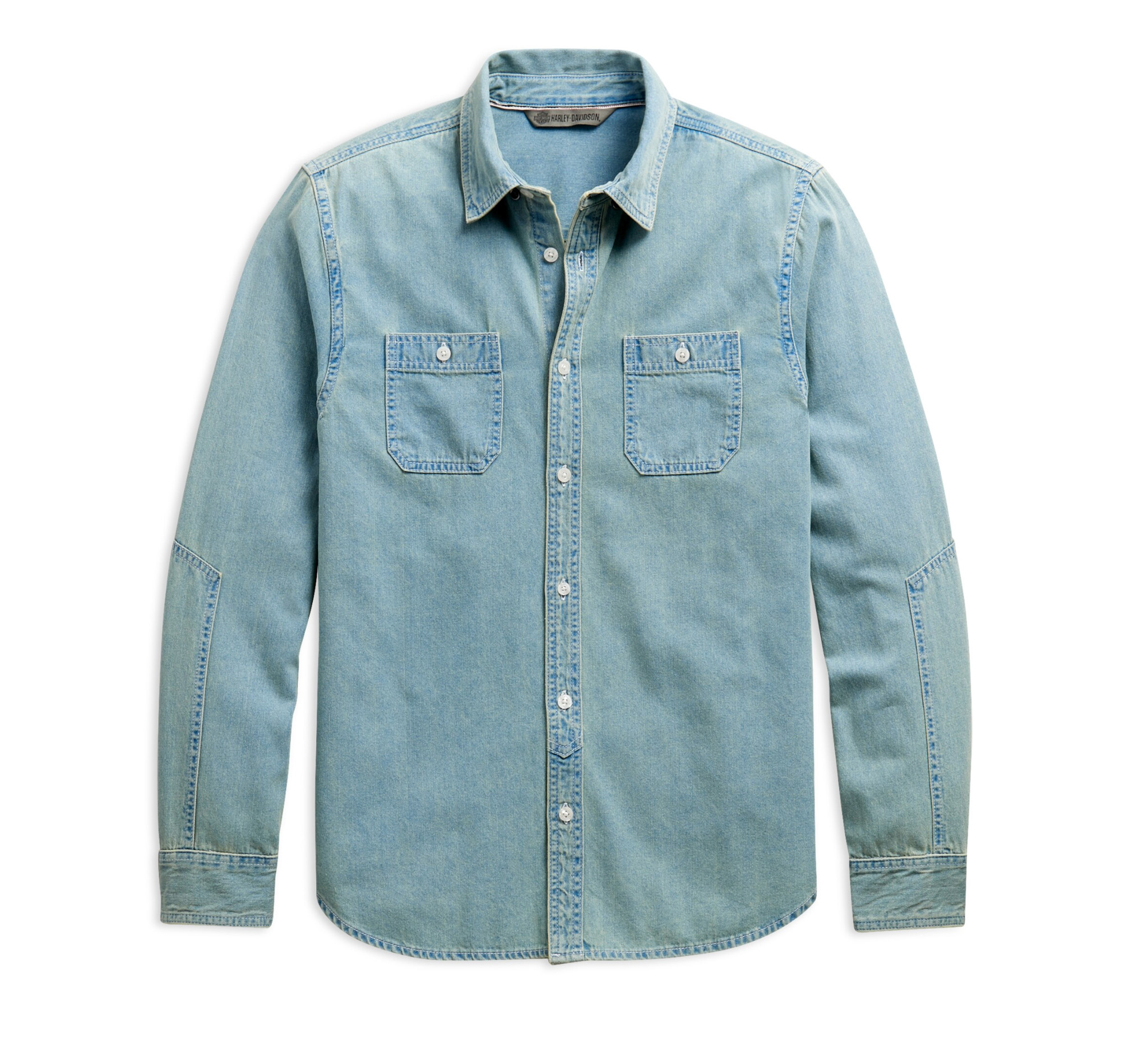 harley davidson blue jean shirt