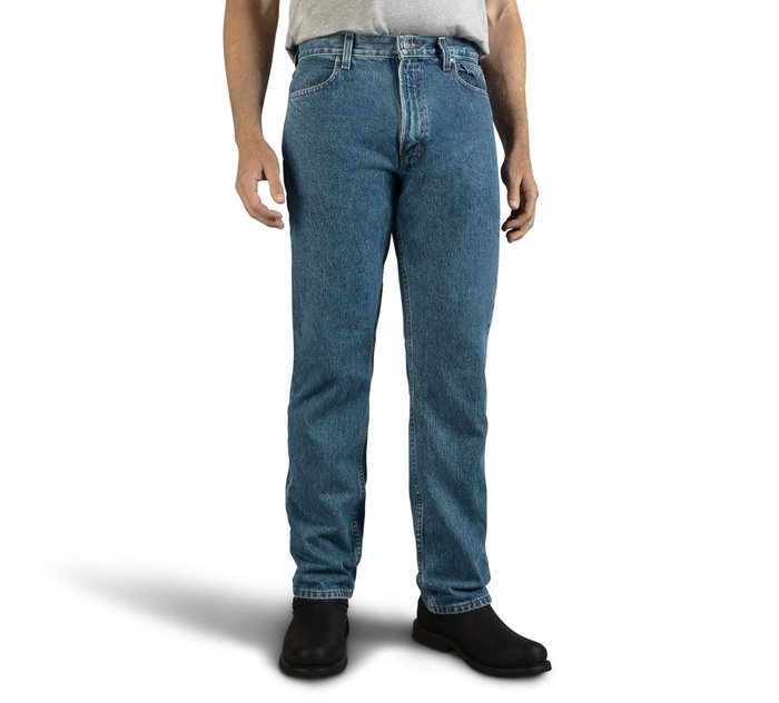 Men's Original Traditional Fit Jeans - Blue Denim 1