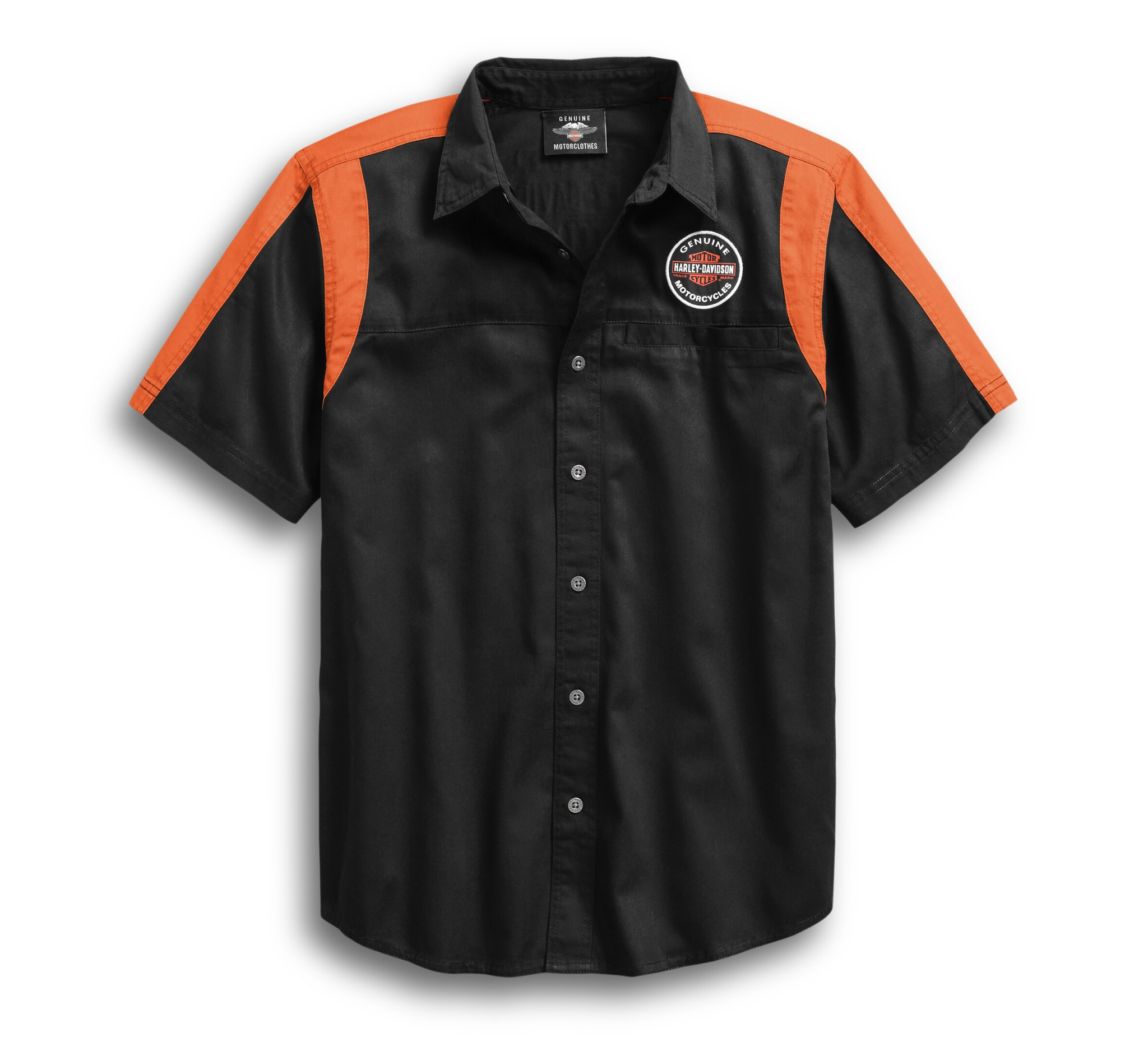 Men's Genuine Oil Can Colorblock Shirt - 99066-18VM | Harley 