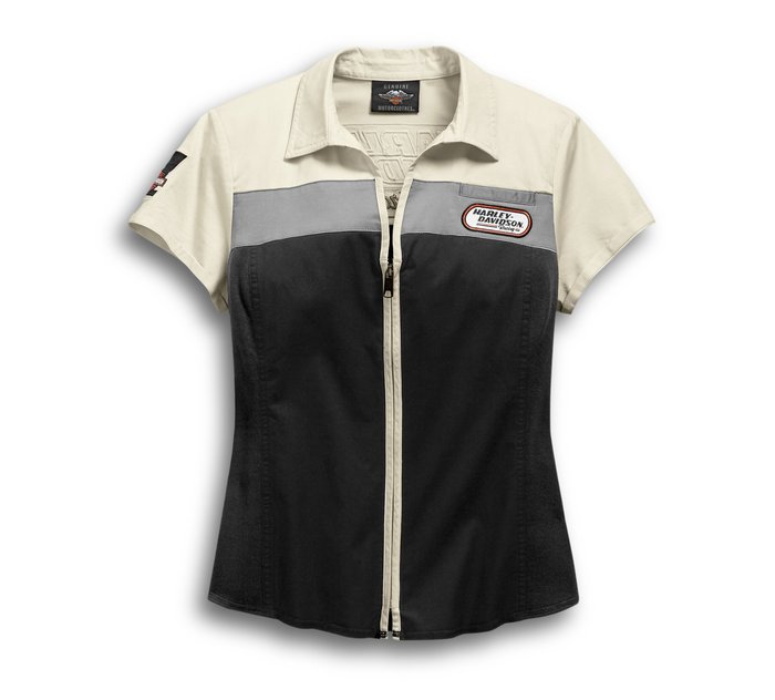 Women's H-D Racing Zip-Front Shirt 1