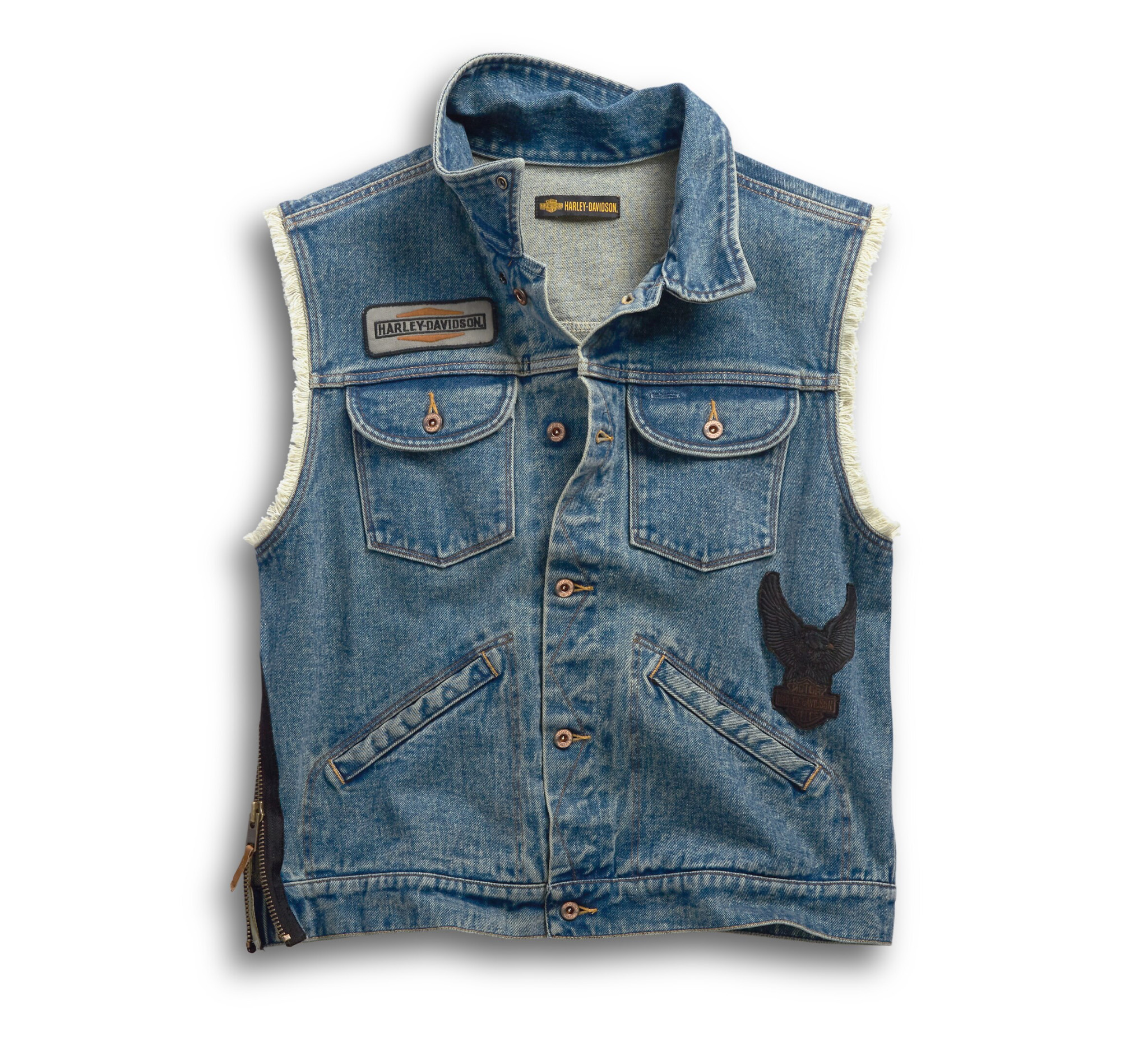 Men's Blowout Denim Vest | Harley-Davidson ME