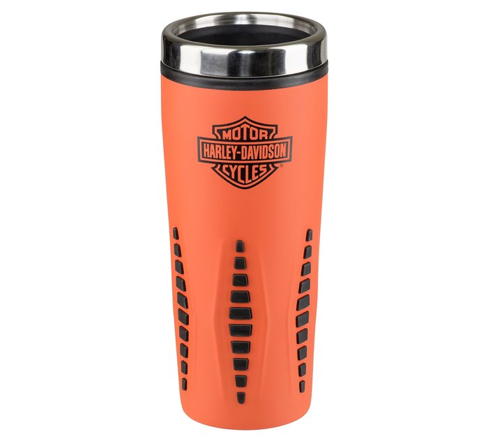 Bar & Shield Orange Travel Mug 1