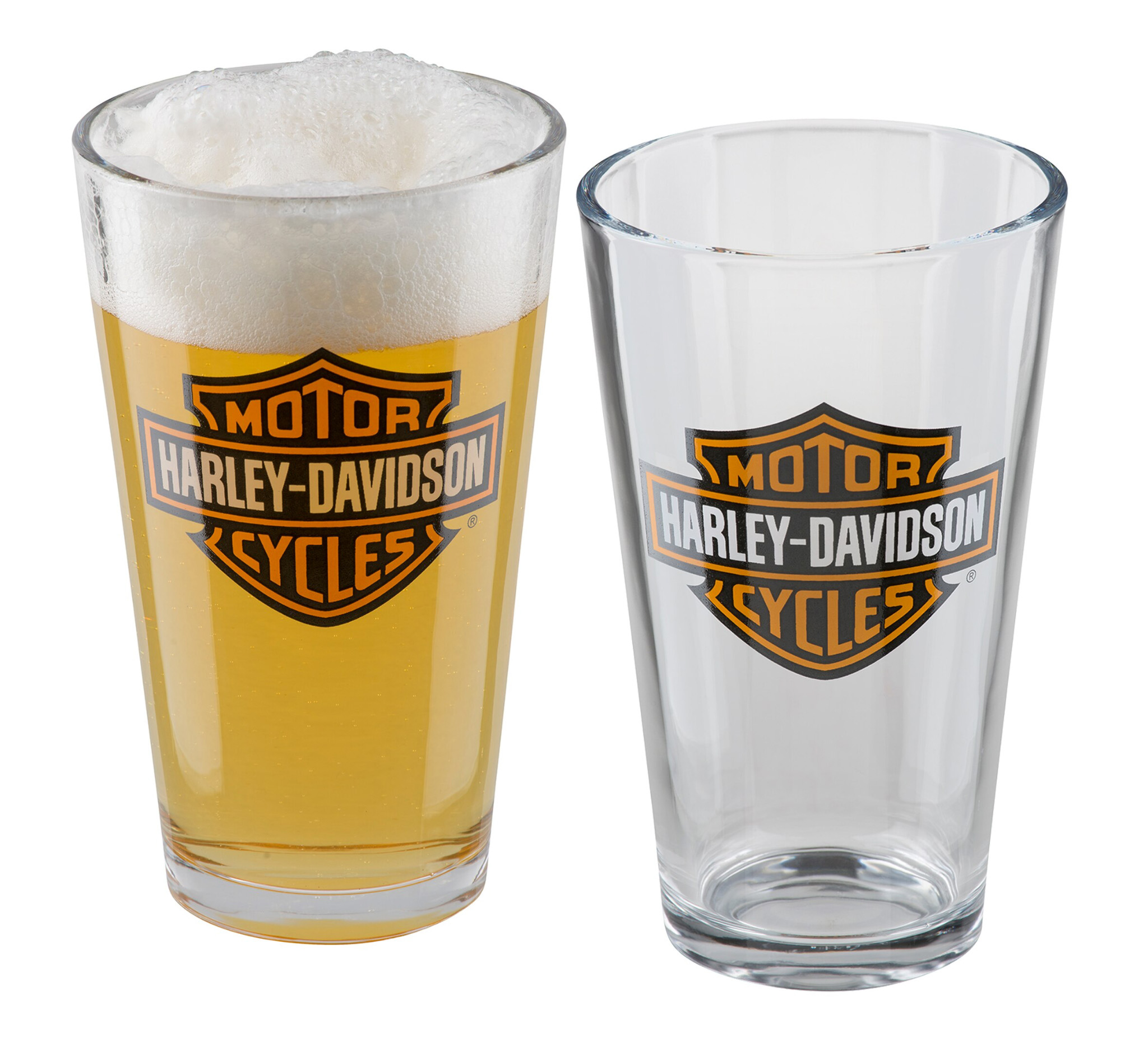 Glass Coaster avec Harley Davidson Design