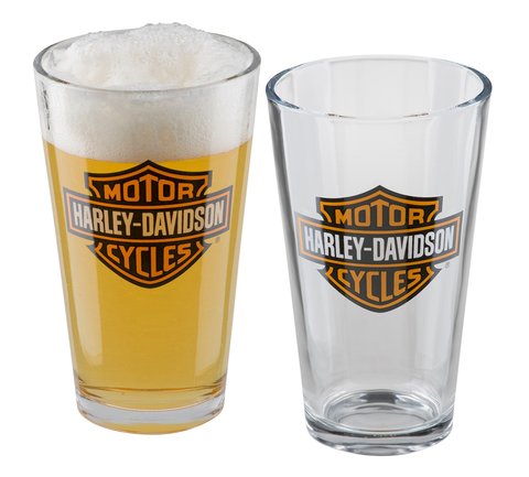 Harley Davidson Martini Glass Set 