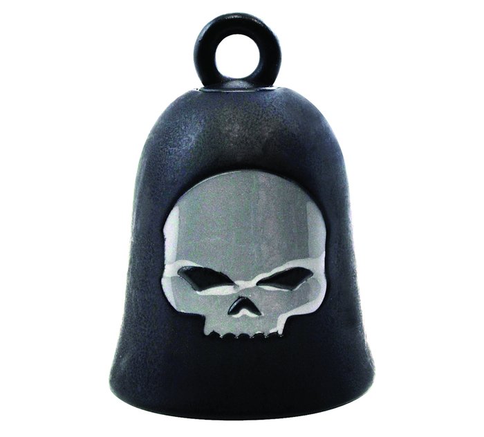 H-D Black Matte Skull Ride Bell 1