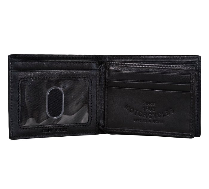 Men's Money Clip Fashion Brand Casual Two Fold Men's Short Wallet