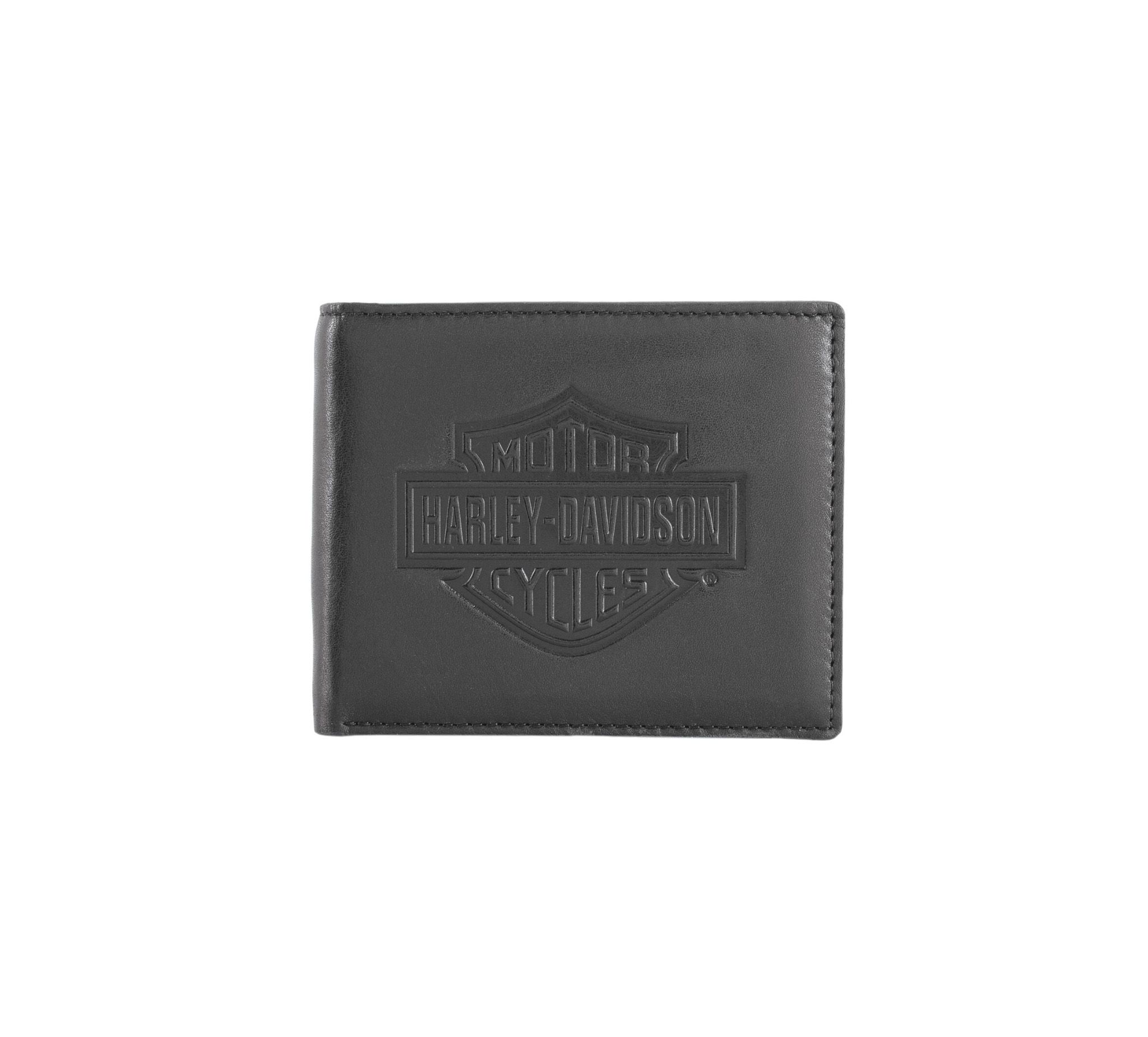 Men S H D Classic Bifold Wallet With Coin Pocket 99465 20vm Harley Davidson Usa