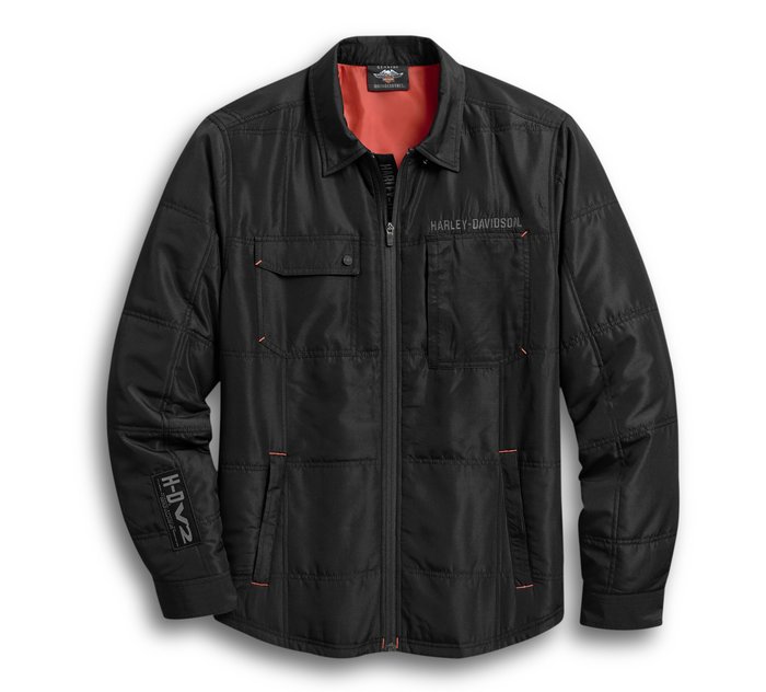 Men's Quilted Shirt Jacket 1