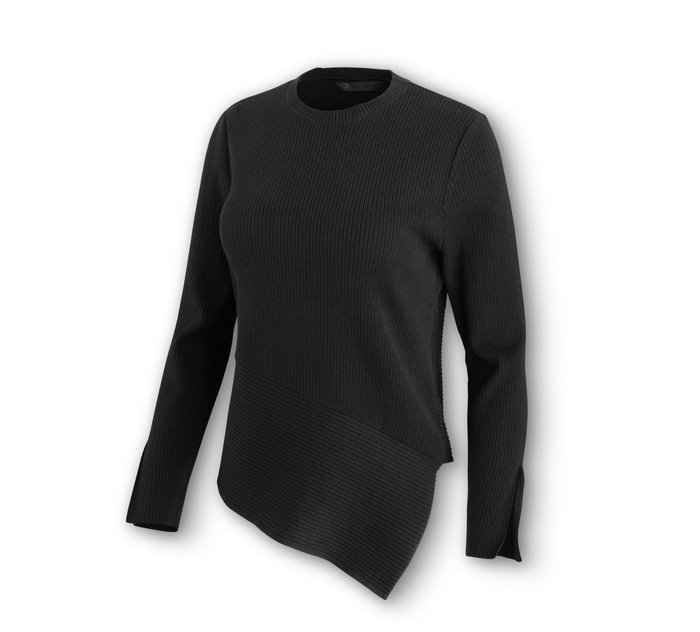 Women's Asymmetrical Hem Sweater 1