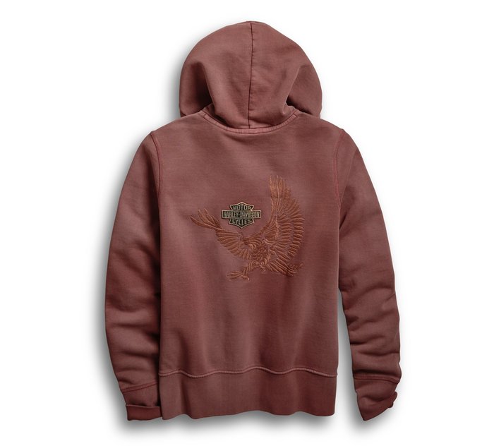 Women's Embroidered Eagle Pullover Hoodie 1