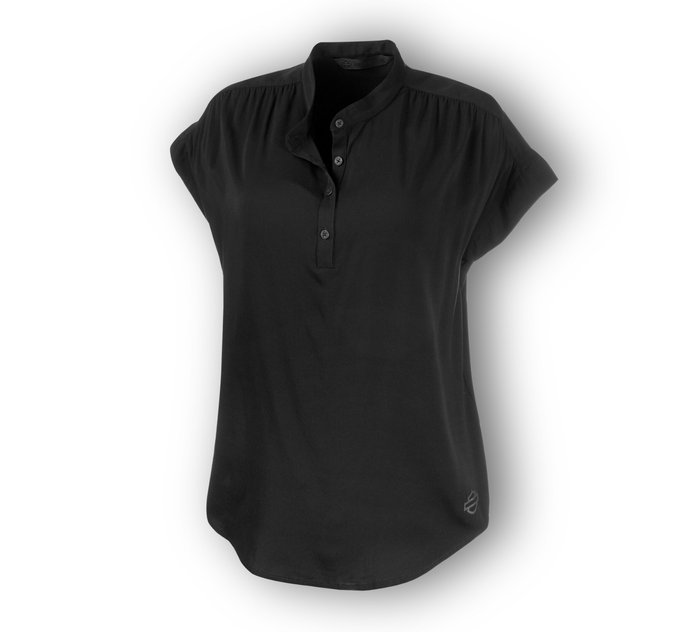 Women's Stretch Rayon Short Sleeve Shirt 1