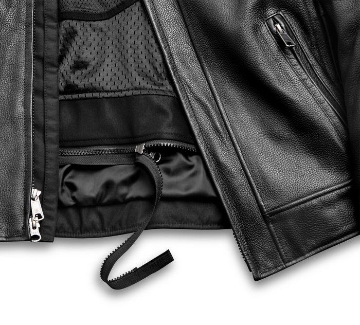 Leather And Nylon Blouson - Men - Ready-to-Wear