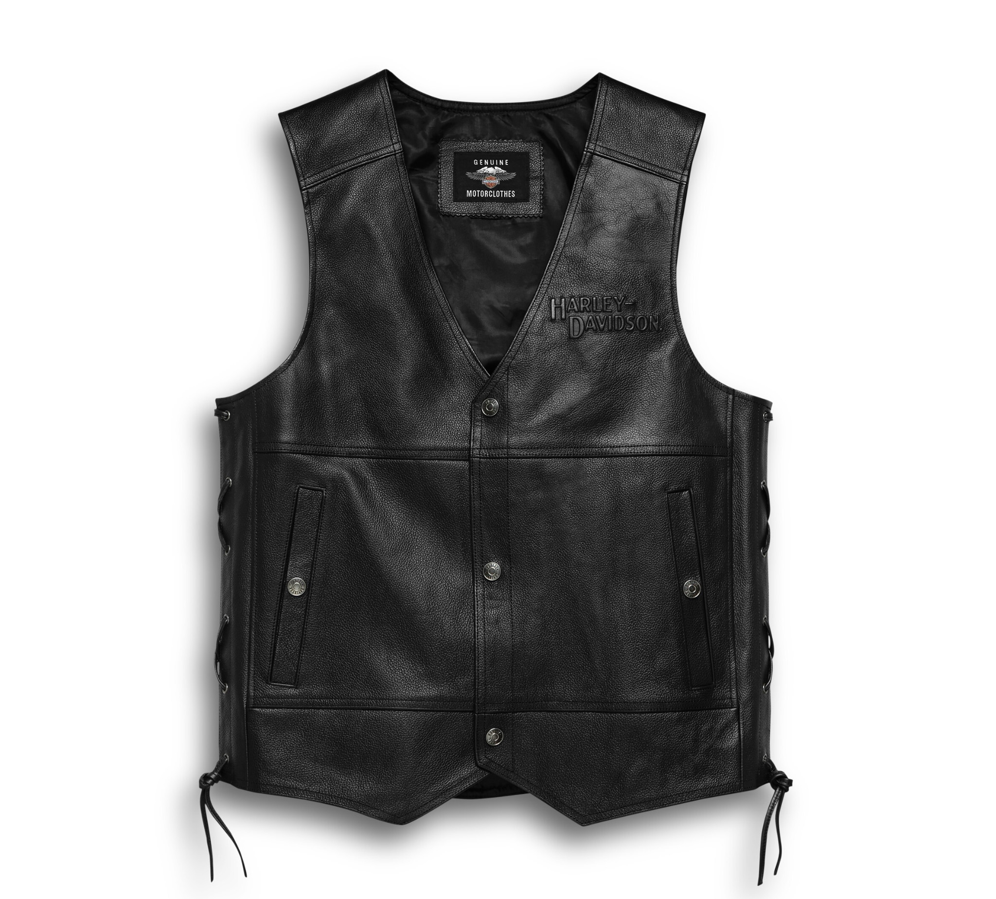 Men's Passing Link Leather Vest | Harley-Davidson USA