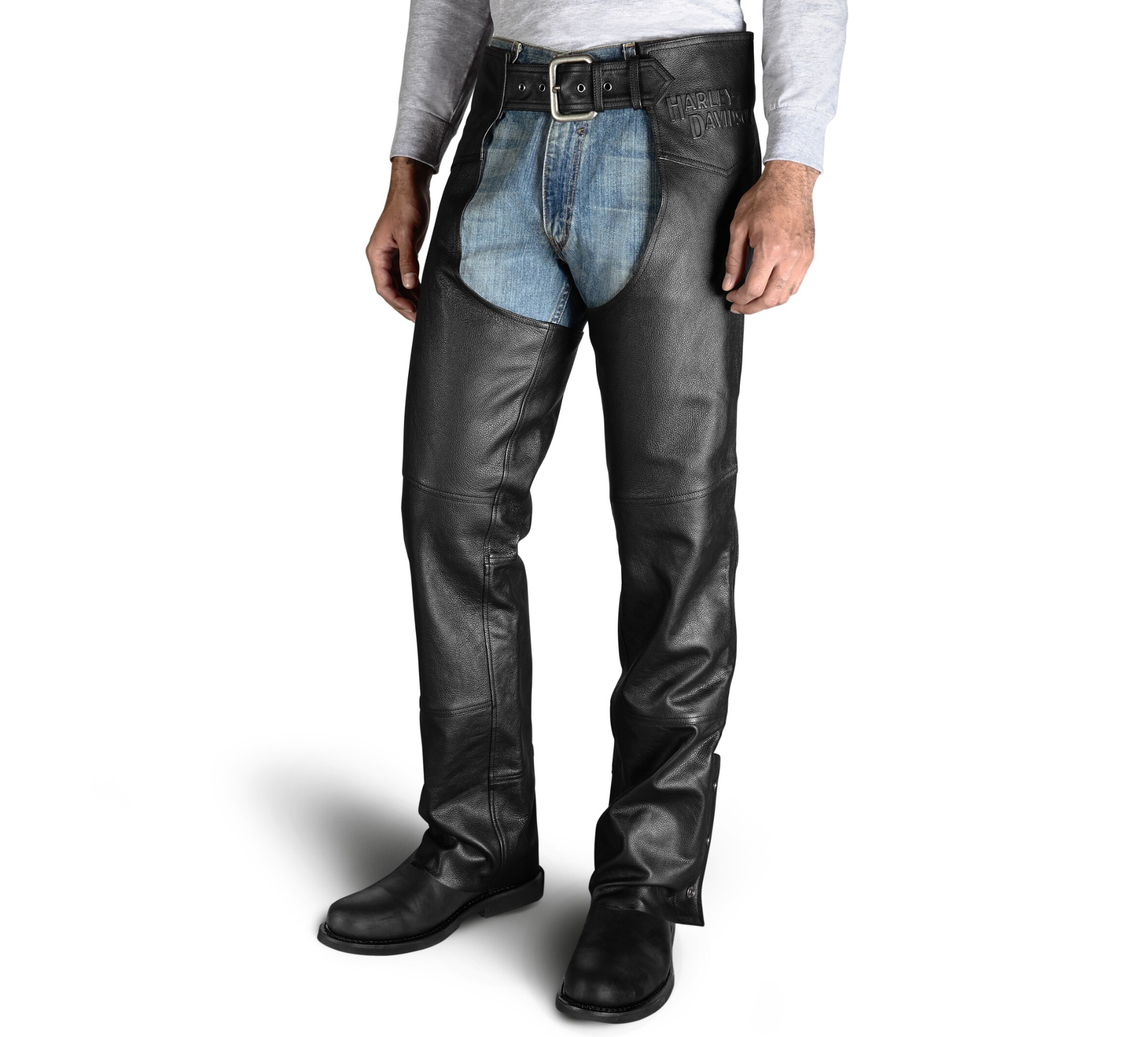 Ellendig Coördineren cascade Men's Stock II Leather Chaps | Harley-Davidson USA