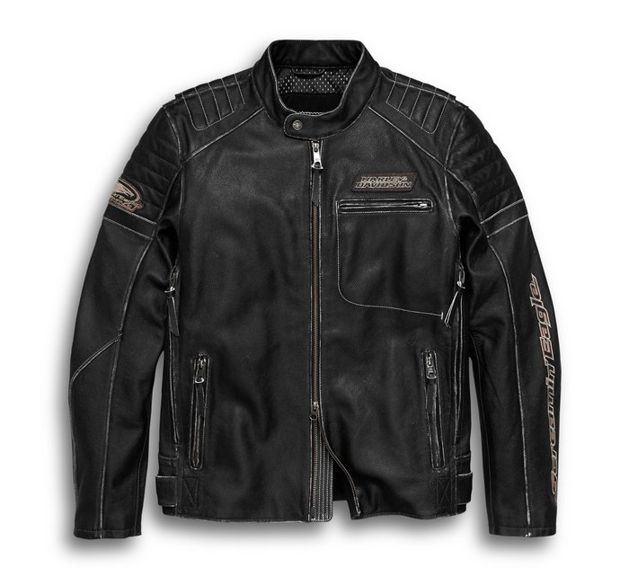 Men's Screamin' Eagle Leather Jacket 1