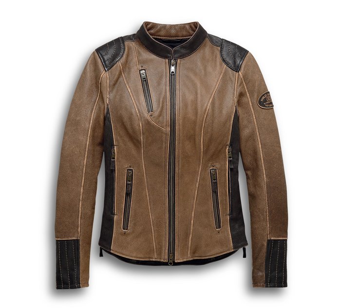 Women's H-D Triple Vent System Gallun Leather Jacket 1