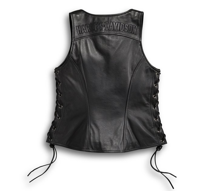 Avenue leren vest voor vrouwen 2