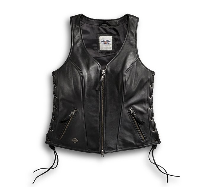 Women’s Avenue Leather Vest 1