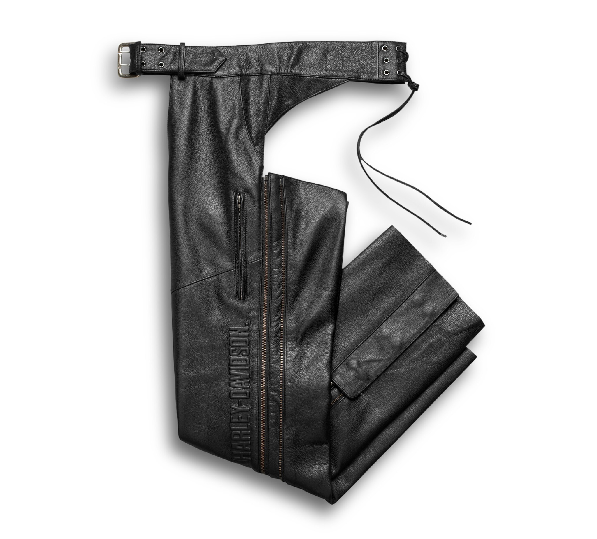 Men's Deluxe Leather Chaps - Tall