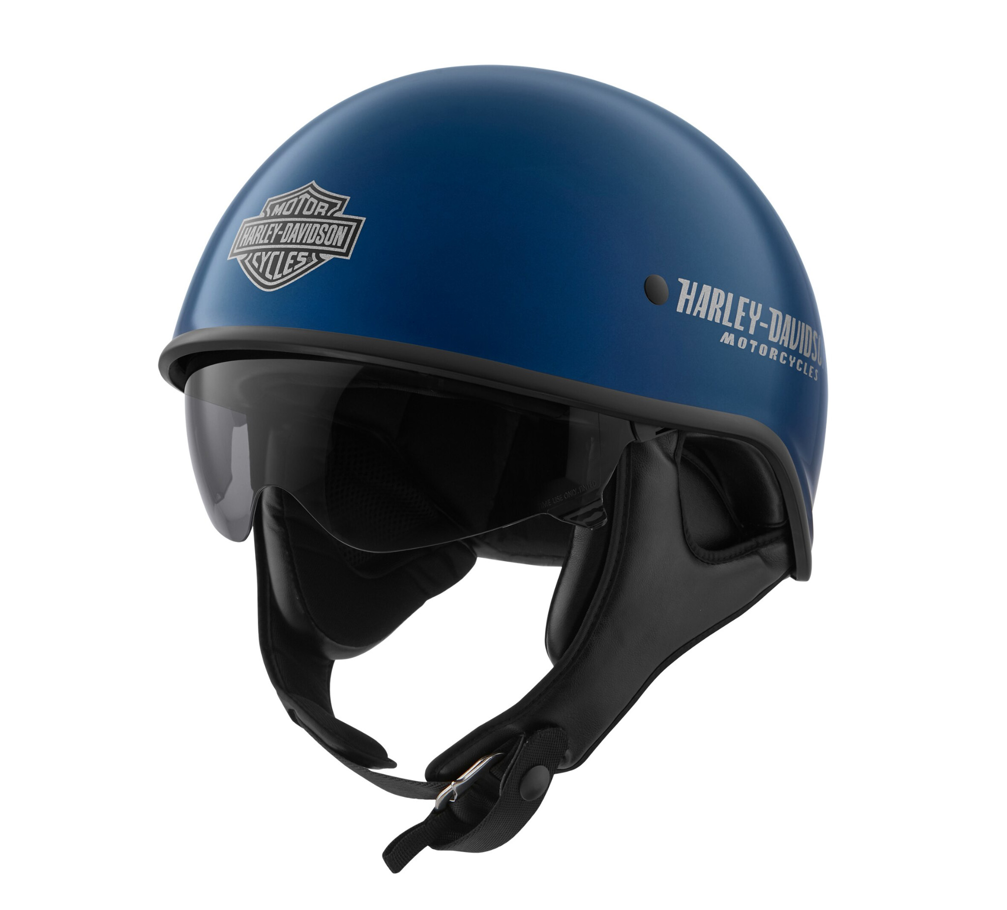 Curbside DLX X06 Half Helmet - Gloss Blue Tide | Harley-Davidson 