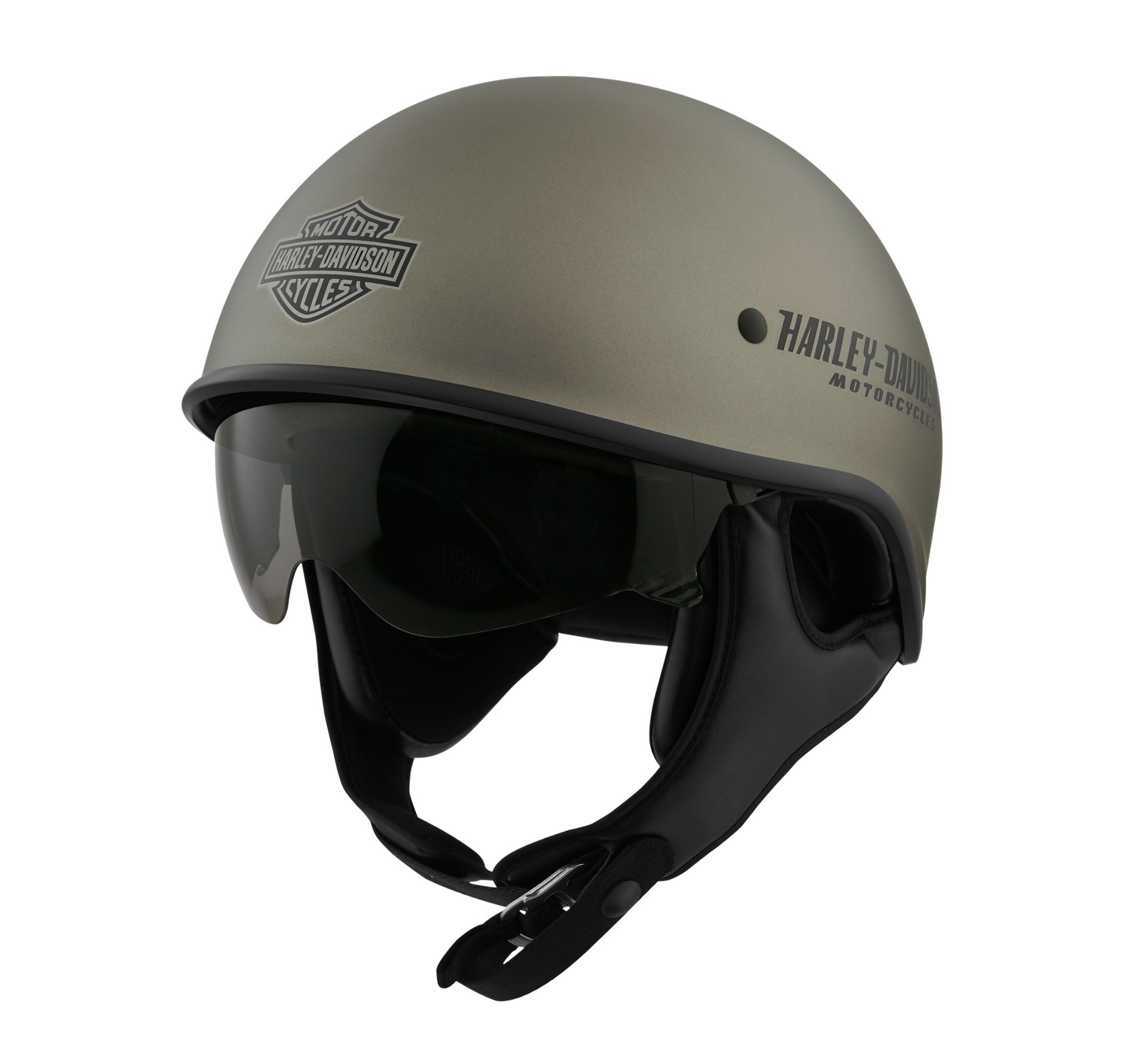 Curbside DLX X06 Half Helmet - Matte Titanium | Harley-Davidson USA
