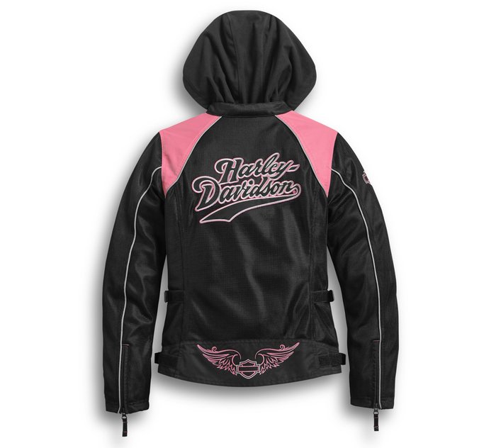 Women's Pink Label 3-in-1 Mesh Riding Jacket | Harley-Davidson Australia