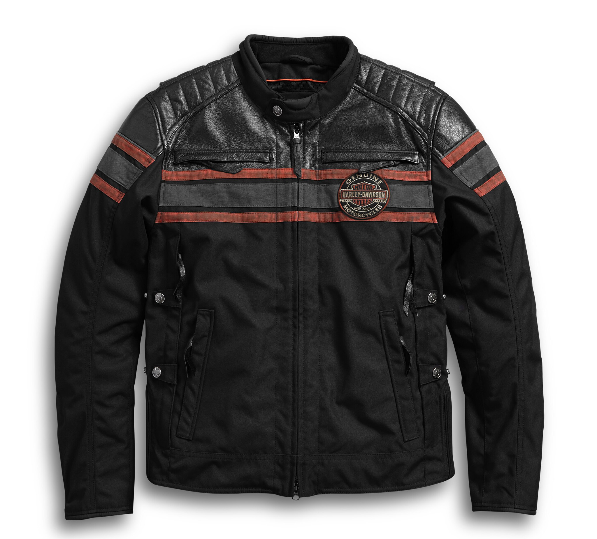 Men S H D Triple Vent System Rutland Riding Jacket 98160 18vm Harley Davidson Usa