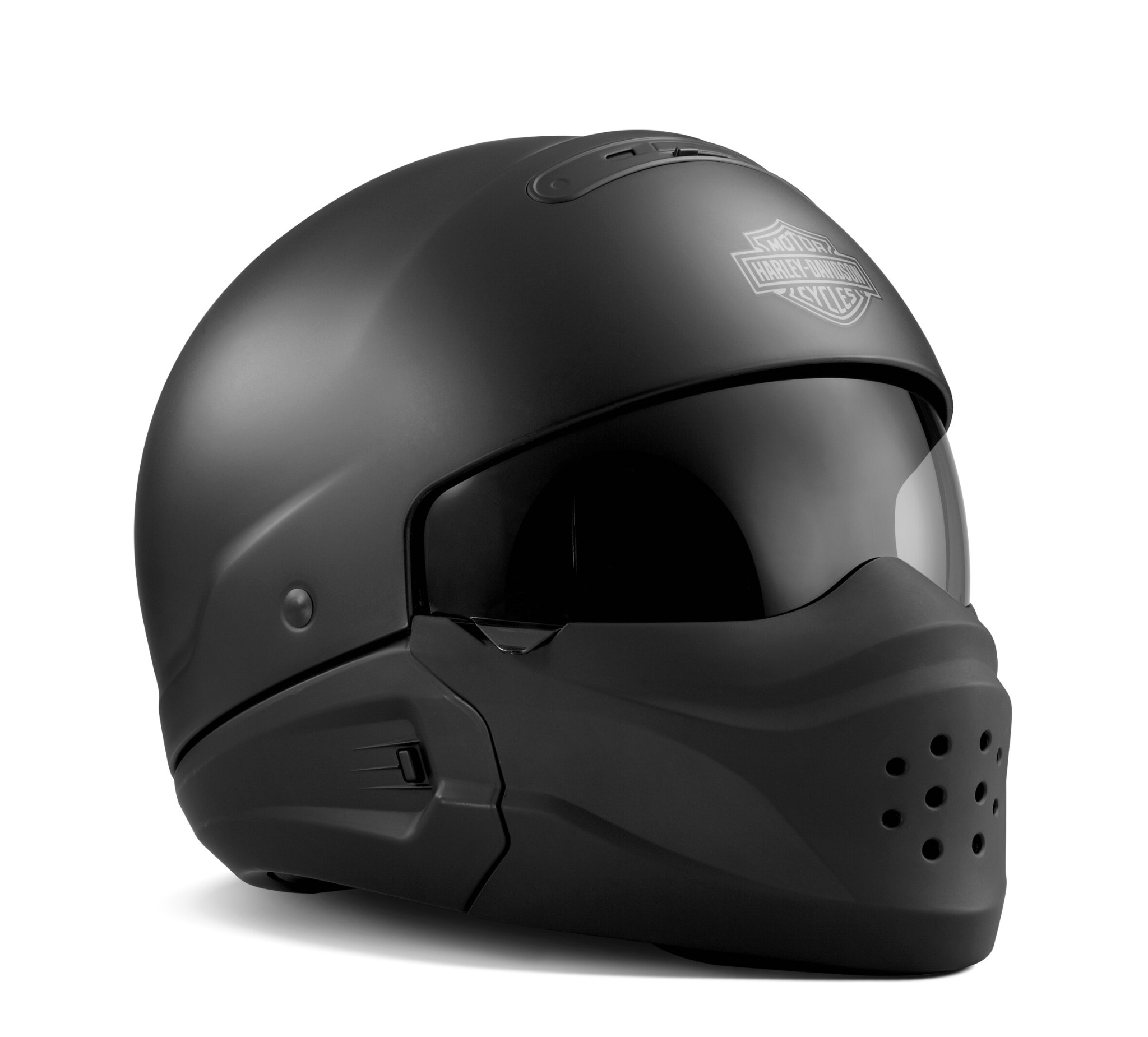 matte black motorcycle helmet