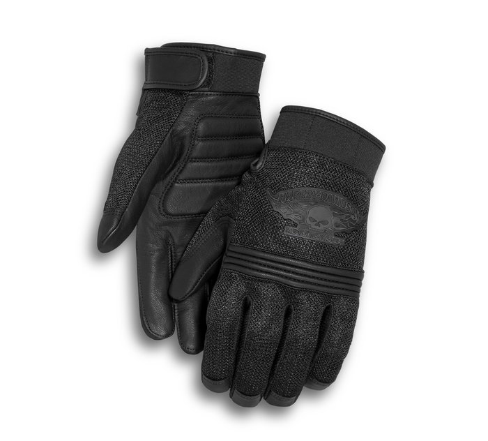 Men’s Winged Skull Gloves