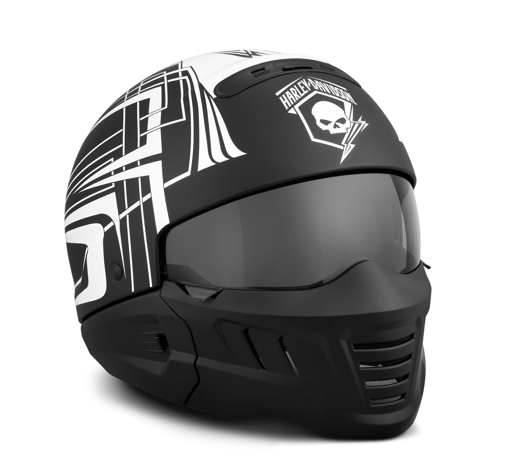 Skull Lightning 3 In 1 X04 Helmet 98297 19vx Harley Davidson Usa
