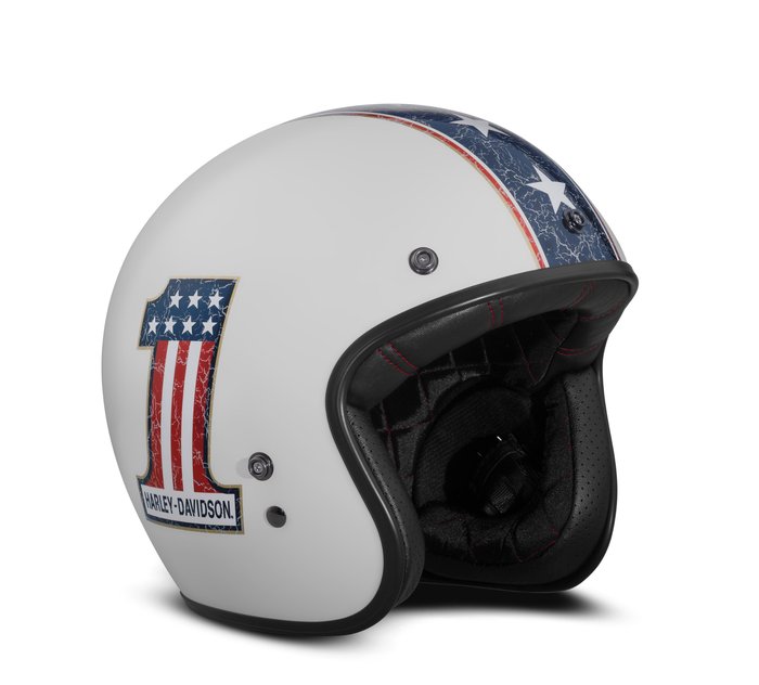 mirar televisión resbalón maníaco RWB #1 B01 3/4 Helmet | Harley-Davidson IN