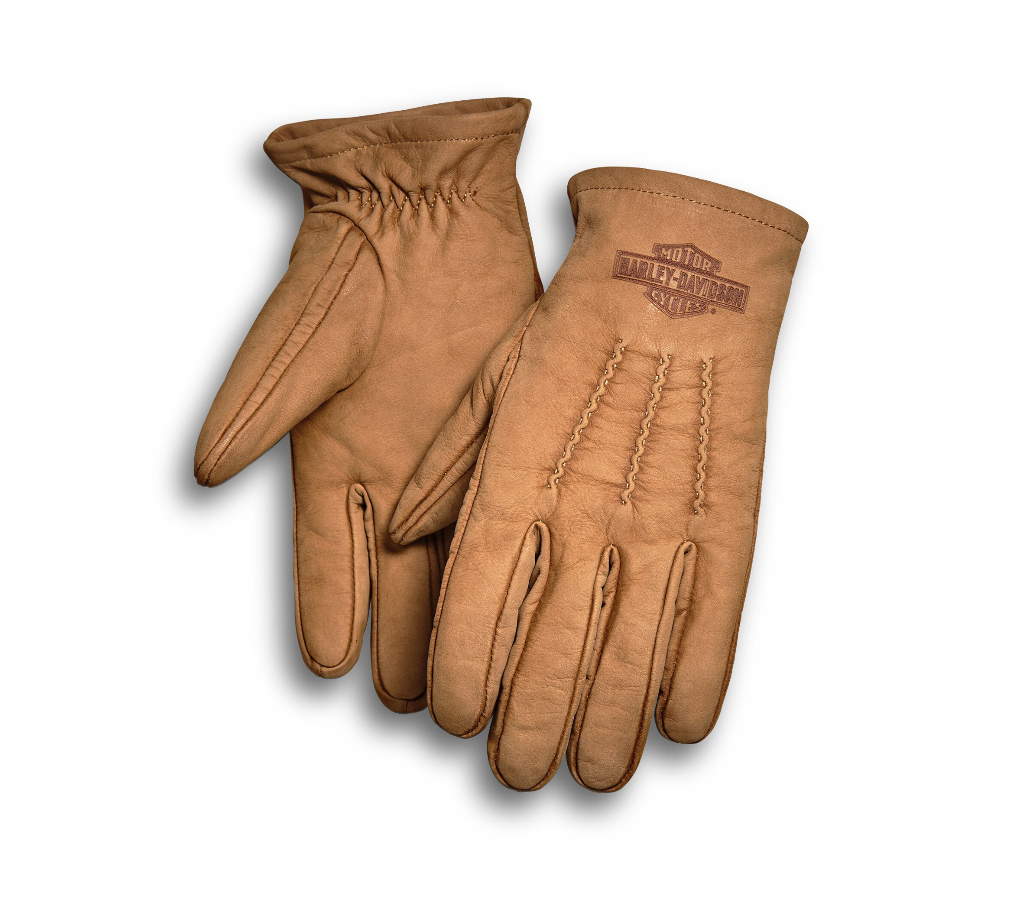 Men S Arterial Leather Denim Gloves 98119 20vm Harley Davidson Usa