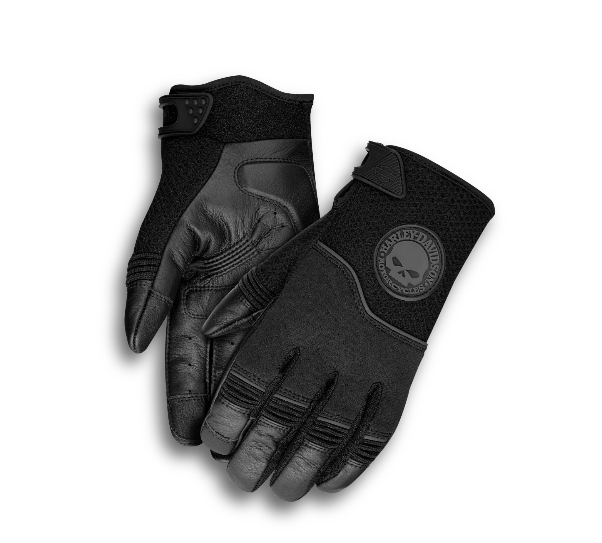 Men S Newhall Mixed Media Gloves 98385 19vm Harley Davidson Usa