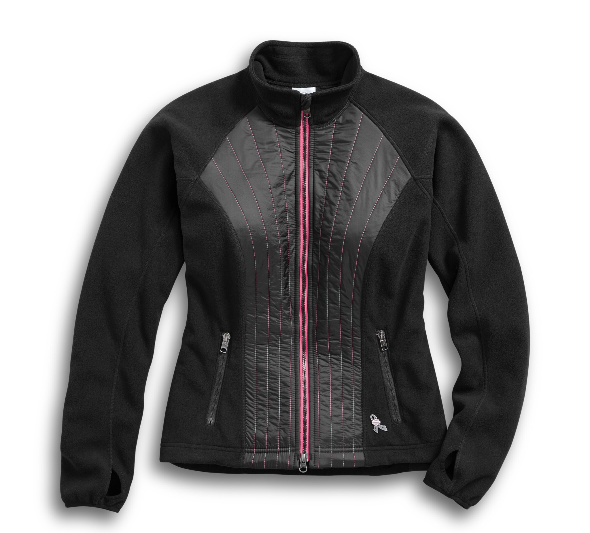 Women's Pink Label Stitched Fleece Jacket - 98579-17VW | Harley