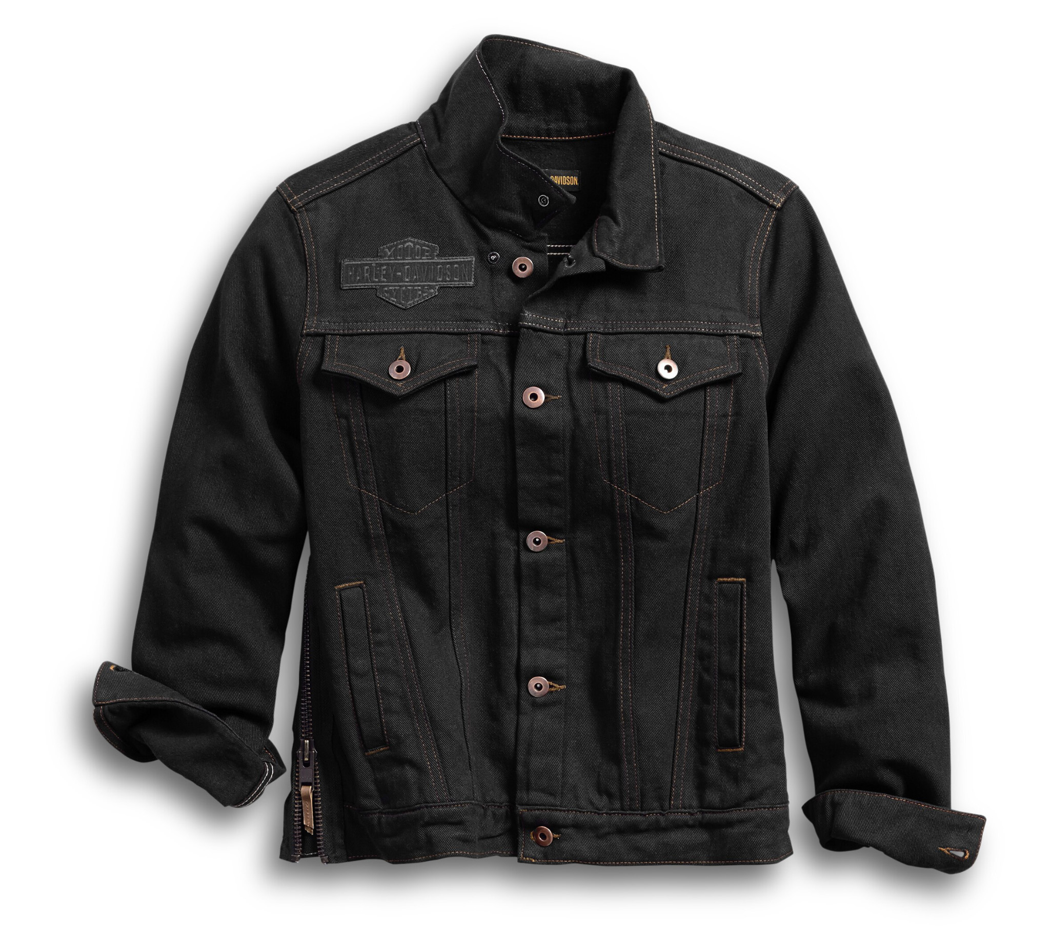 Women S Winged Applique Denim Jacket 98593 18vw Harley Davidson Canada