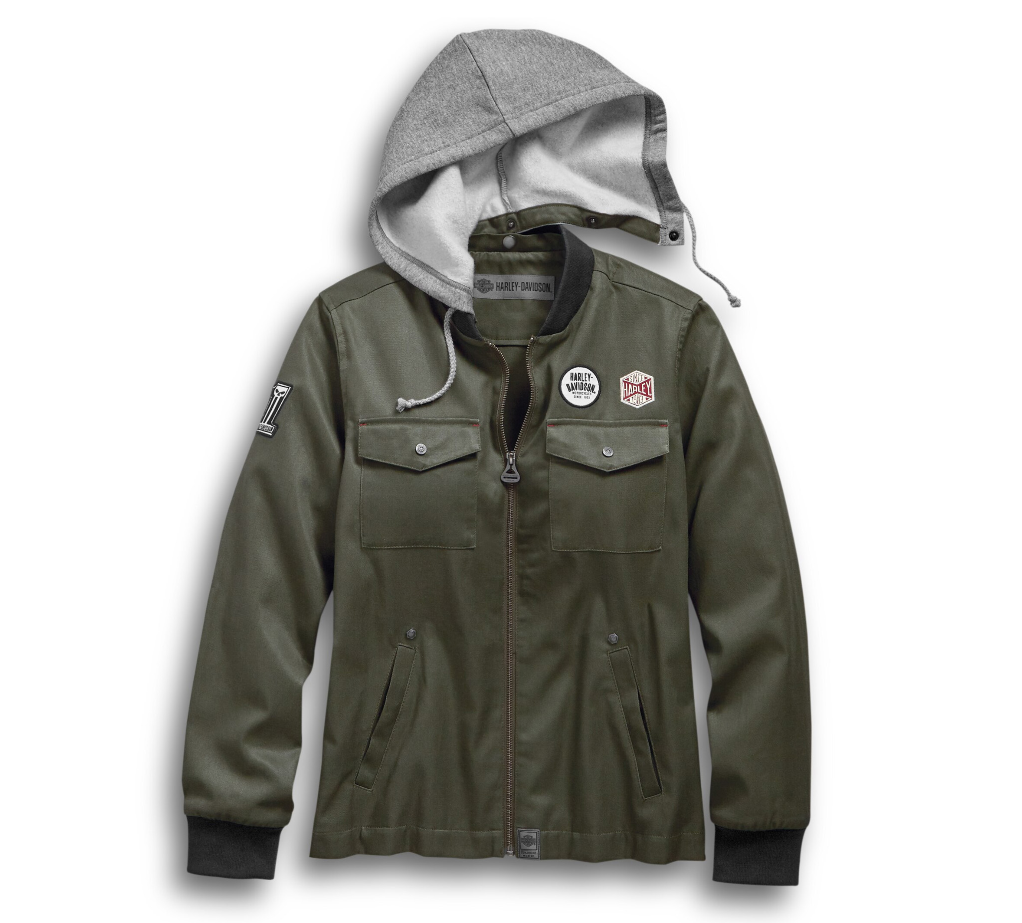 women's hooded bomber jacket