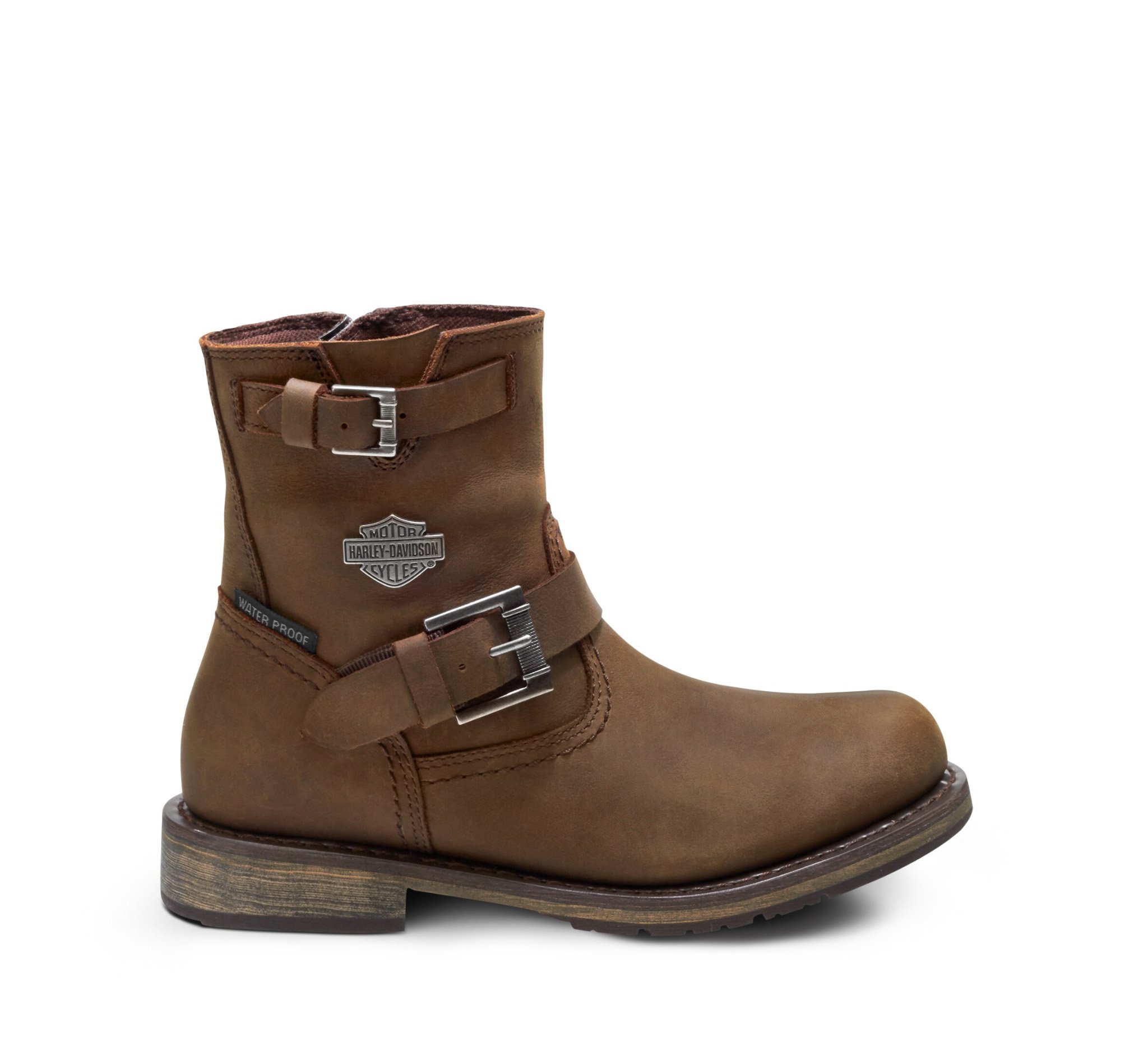 Women's Kommer Waterproof Riding Boots - Brown - 98618-19VW | Harley