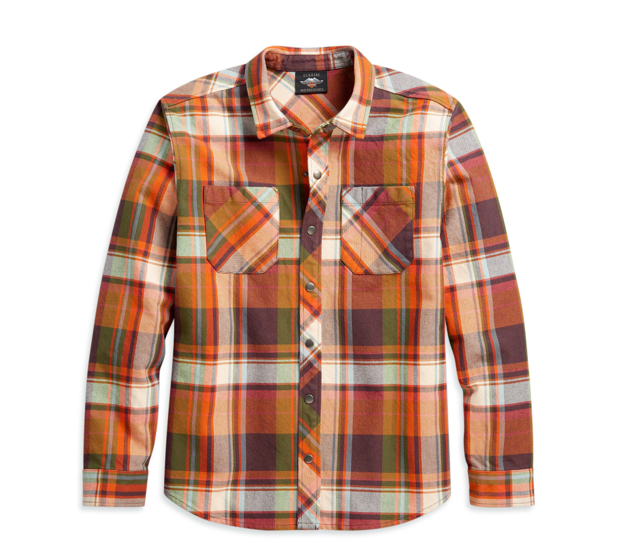 slim fit plaid shirt