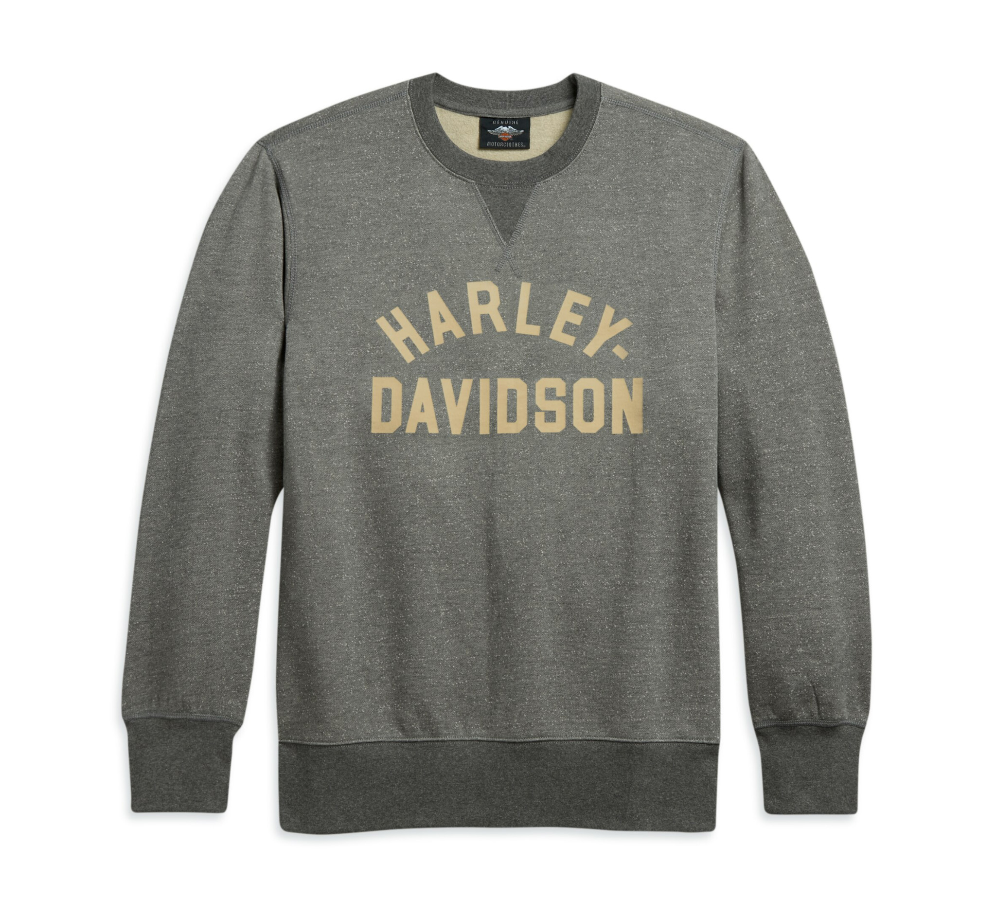 Harley-Davidson Womens Distressed Print Pullover Crew Neck Sweatshirt