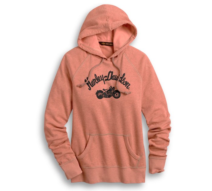 Women's Embroidered Script Pullover Hoodie 1