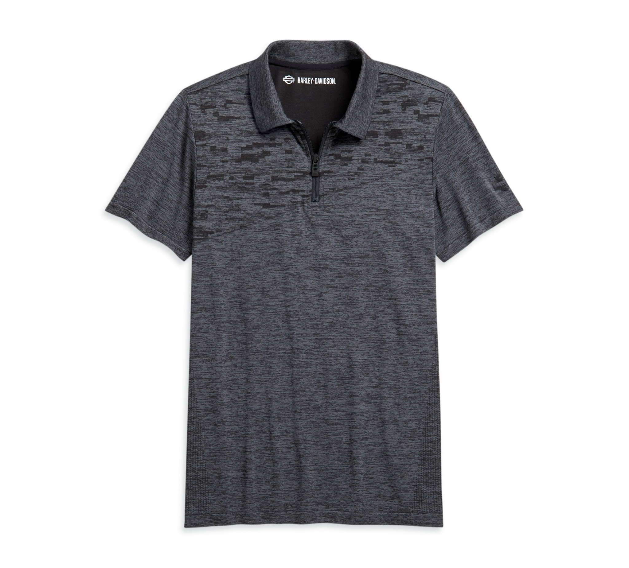 Men's Nearly Seamless Jacquard Polo - Slim Fit - 96343-20VH | Harley ...