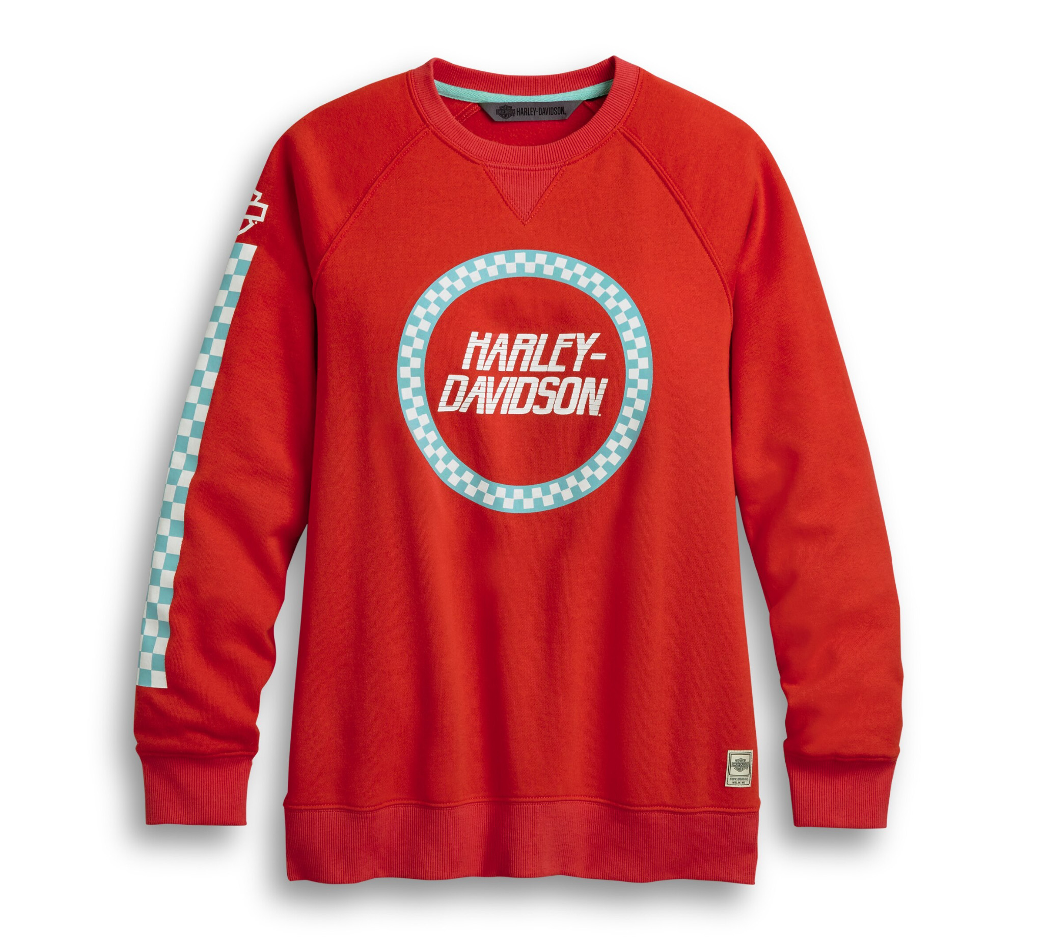 red pullover sweatshirt