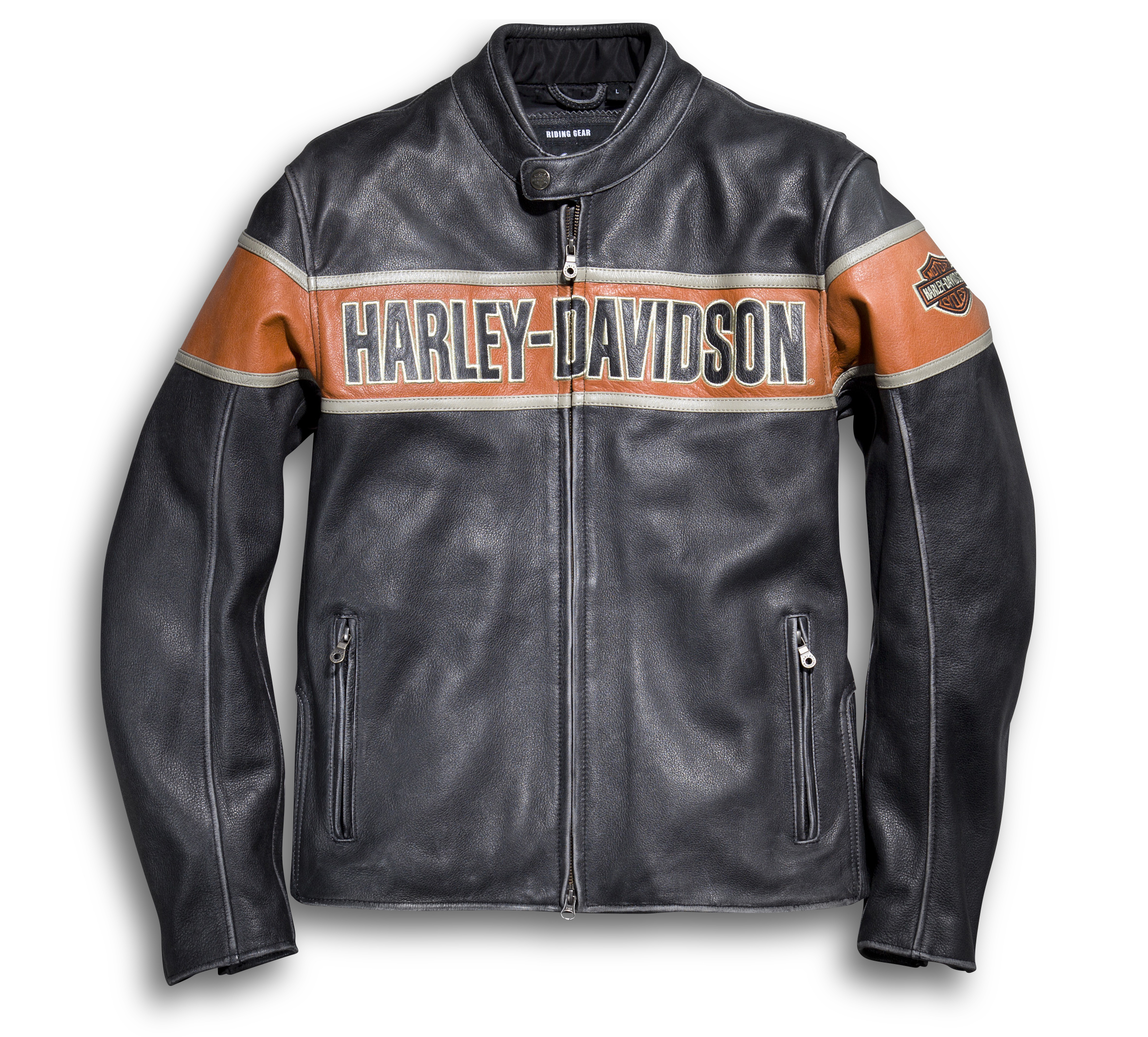 Men S Victory Lane Leather Jacket Tall 98057 13vt Harley Davidson Usa